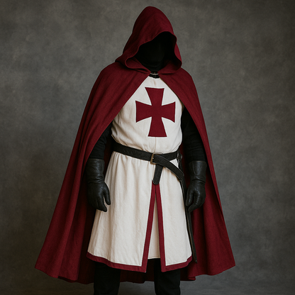 Knights Templar Costume Halloween Costume Knights Templar Renaissance - Image 3