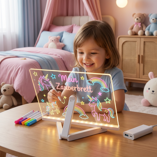 LED Drawing Board Light Up Educational Toy Usb Powered - Image 1