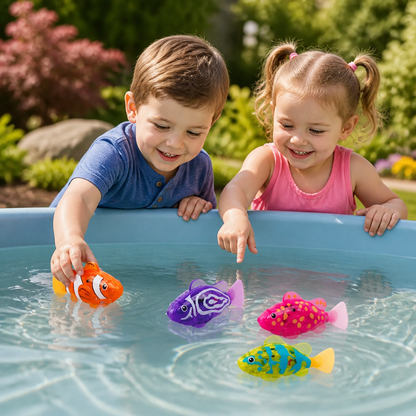 Led Fish Toys Floating Bath Toys Bath Time Toys Fun - Image 1