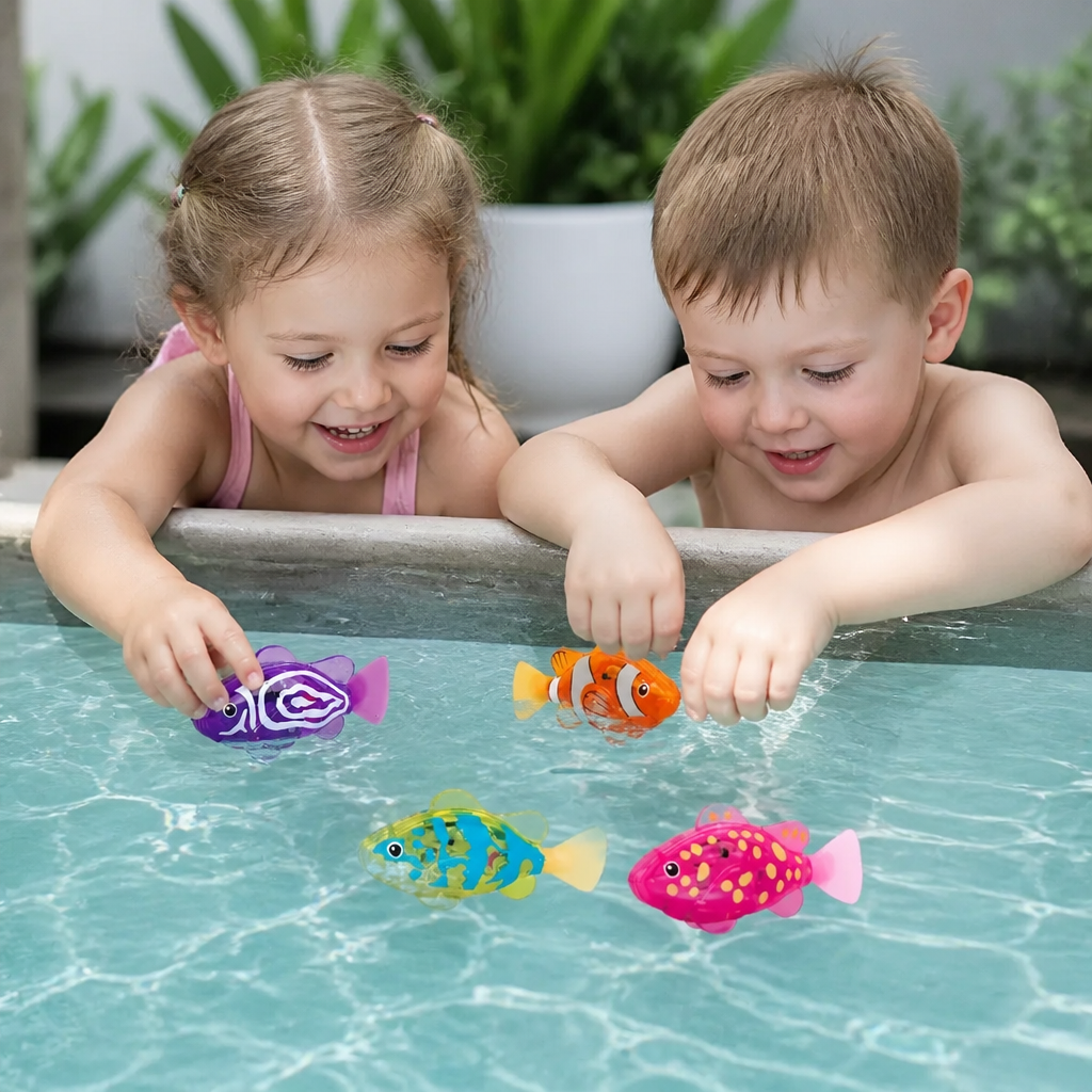 Led Fish Toys Floating Bath Toys Bath Time Toys Fun - Image 2