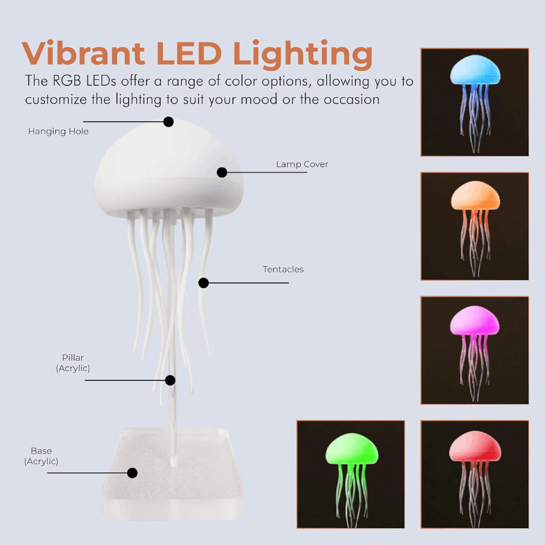 LED Jellyfish Lamp Color-Changing Night Light - Image 5