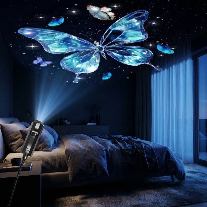 LED Night Light Projector 10 Starry Projection Effects - Image 3