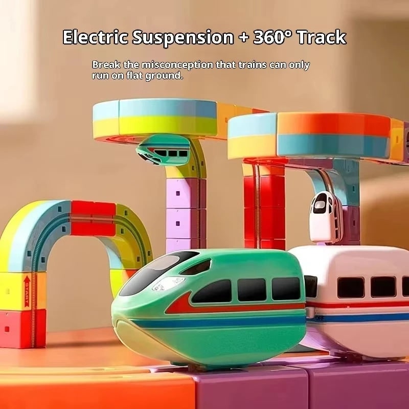Magnetic Building Track Set Creative 3D Play Experience - Image 2