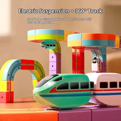 Magnetic Building Track Set Creative 3D Play Experience - Image 2