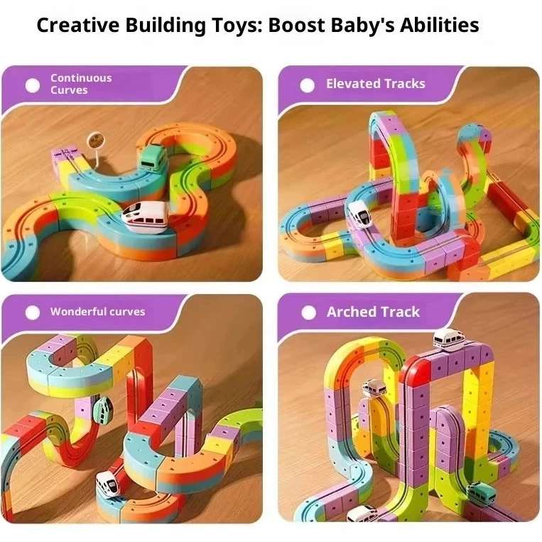 Magnetic Building Track Set Creative 3D Play Experience - Image 3