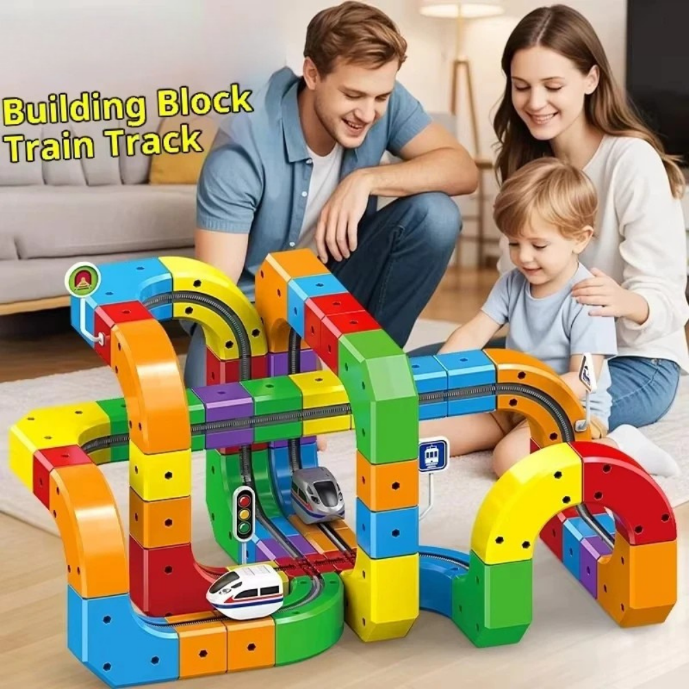 Magnetic Building Track Set Creative 3D Play Experience - Image 4