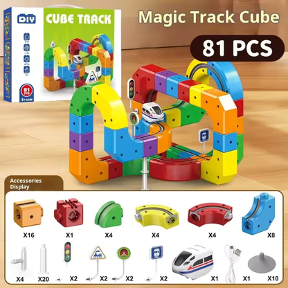 Magnetic Building Track Set Creative 3D Play Experience - Image 5