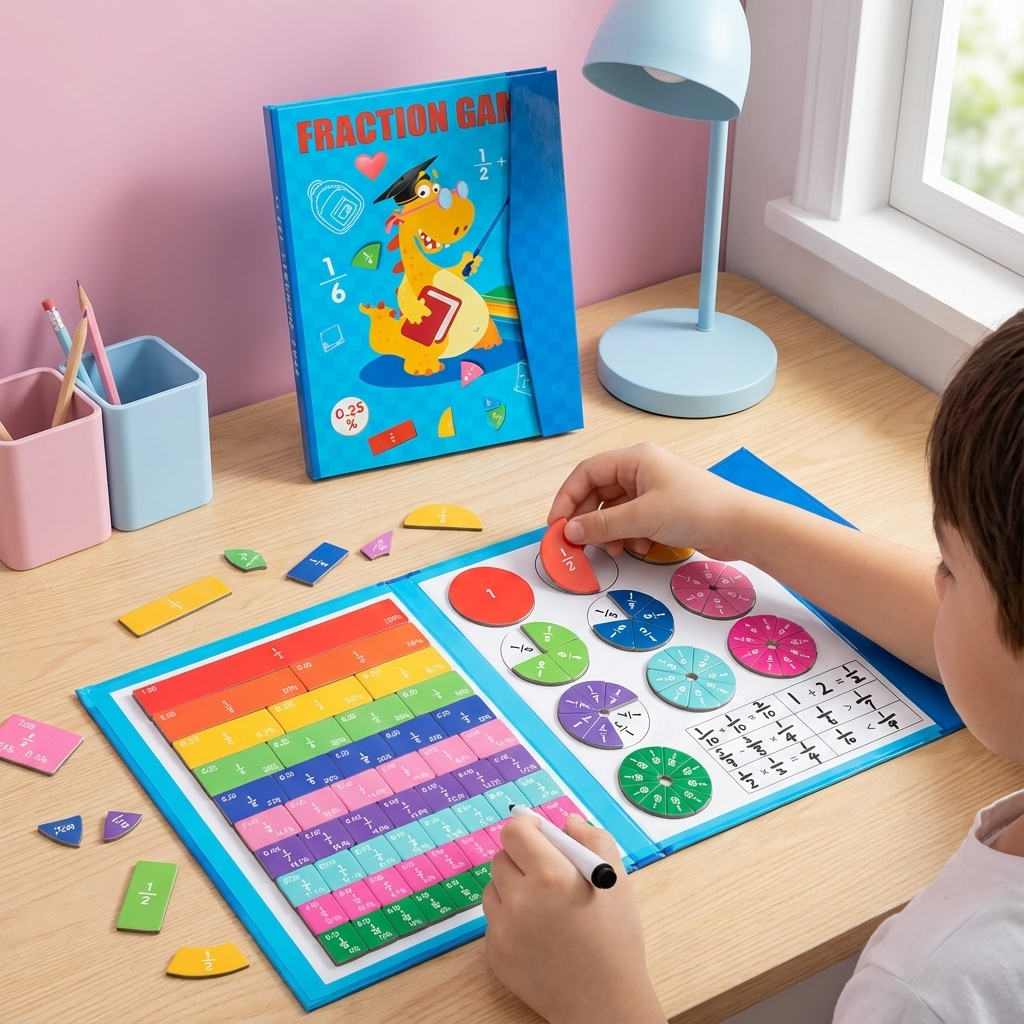 Magnetic Math Game Educational Toy Interactive Math Game - Image 1