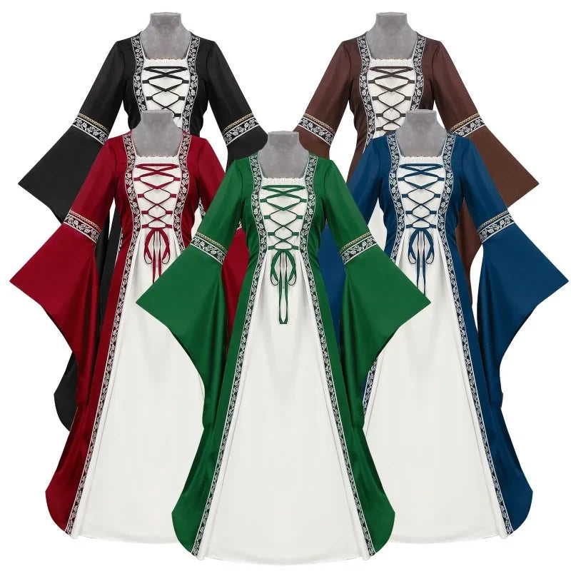 Medieval Dress Halloween Costume Vampire Costume - Image 1