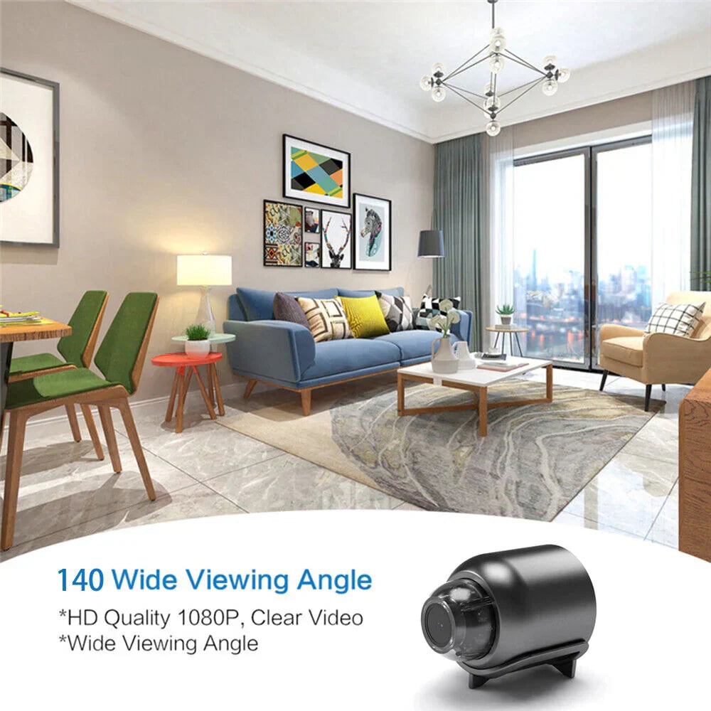 Mini WIFI Camera 1080p Night Vision Motion Alerts Home Security - Image 4