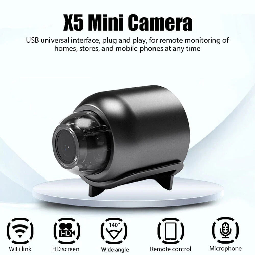 Mini WIFI Camera 1080p Night Vision Motion Alerts Home Security - Image 7