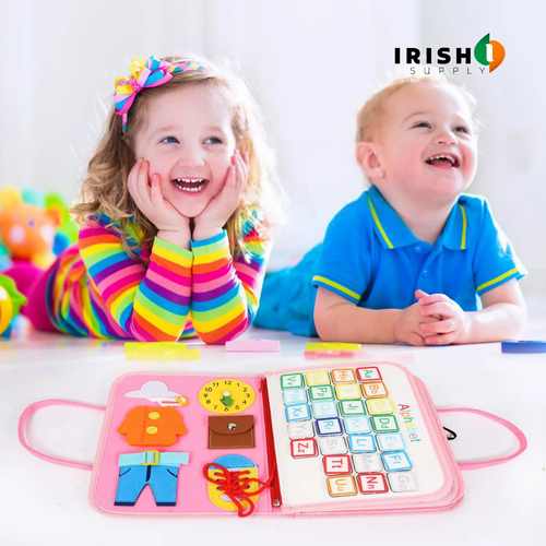 Montessori Busy Board Toddlers Learning Toy Skill Development - Image 1