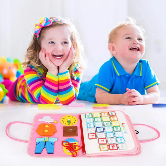 Montessori Busy Board Toddlers Learning Toy Skill Development