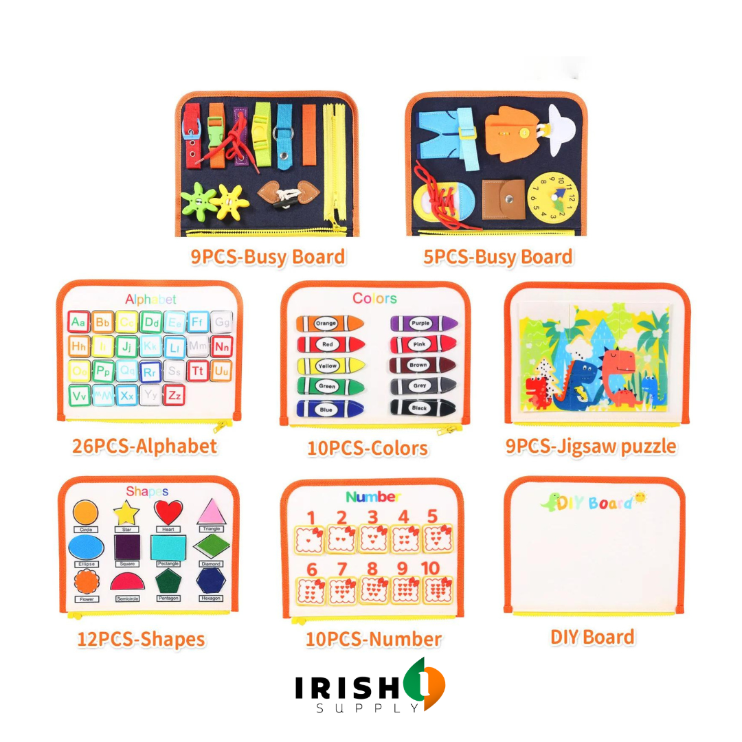 Montessori Busy Board Toddlers Learning Toy Skill Development - Image 3