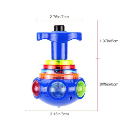Music Flashing Spinners Toy with Launcher🎁Best Christmas Gift for Kids - Image 8