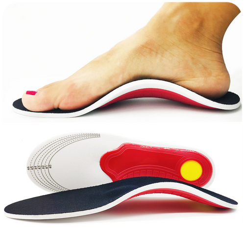 Orthotic Insoles Flat Feet and Pronation Support Comfort Fit - Image 1