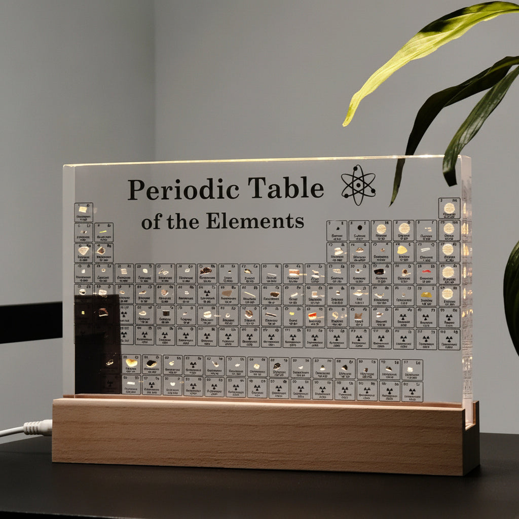 Periodic Table Kids Lamp Educational LED Night Light Decor – Slumberkiddies