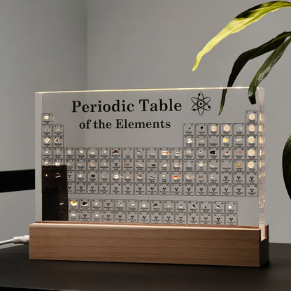 Periodic Table Kids Lamp Educational LED Night Light Decor – Slumberkiddies