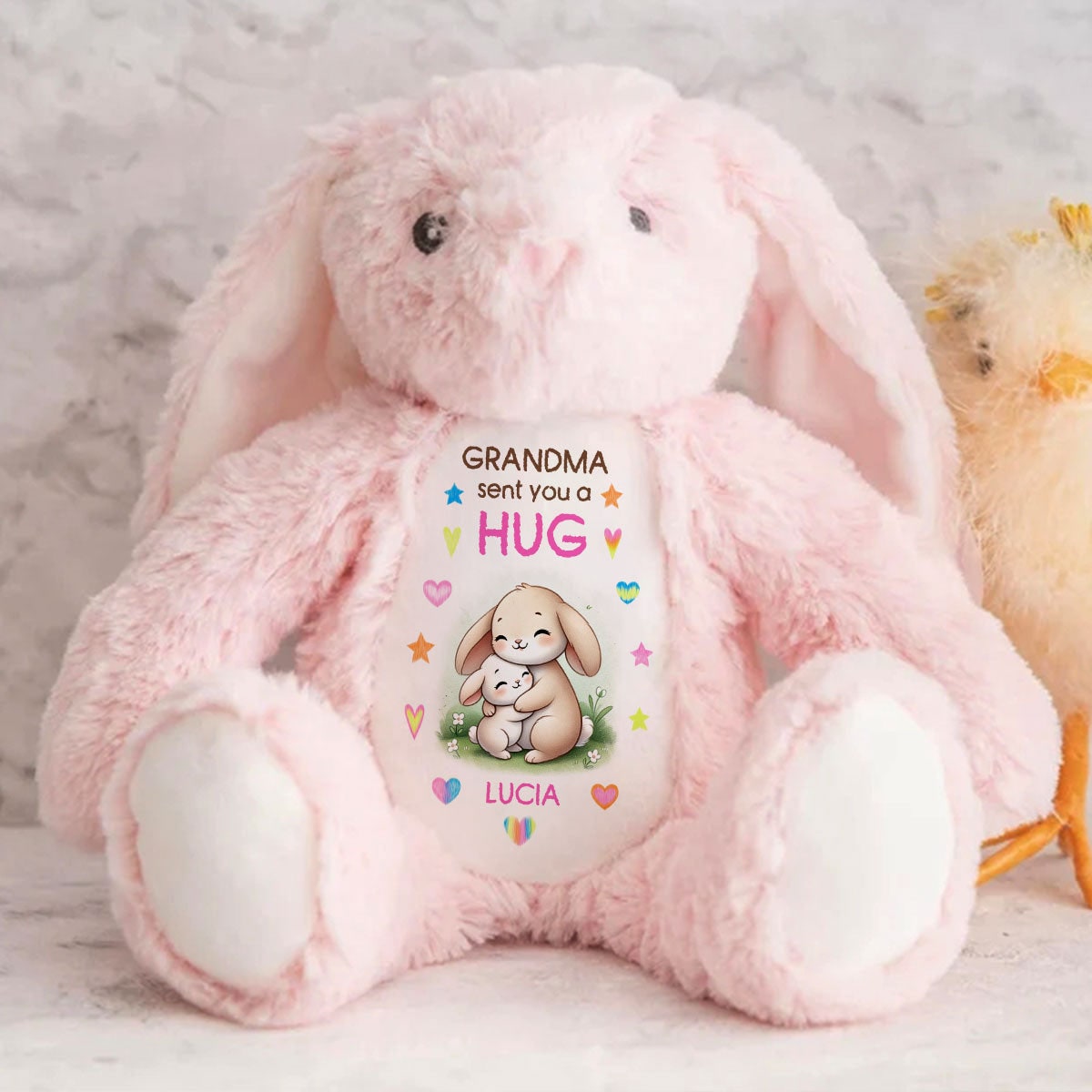 Personalized Bunny Custom Stuffed Animal Stuffed Bunny Gift - Image 1