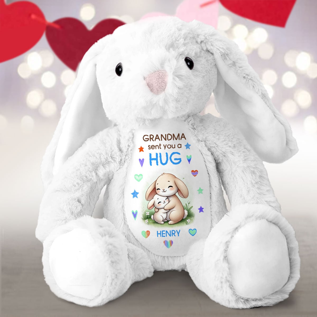 Personalized Bunny Custom Stuffed Animal Stuffed Bunny Gift - Image 7