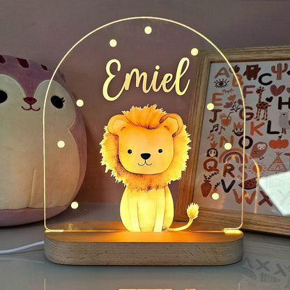 Personalized Night Light Cute Elephant Design Warm Glow - Image 3
