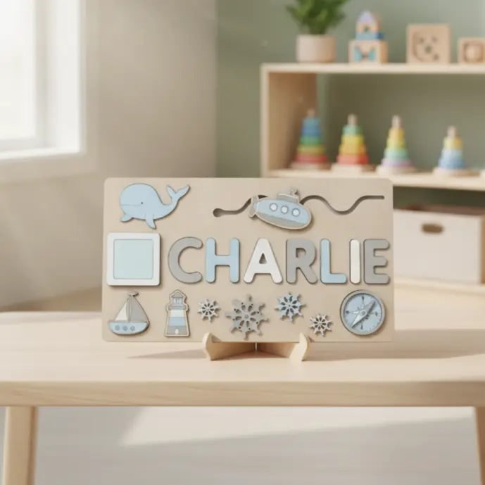 Personalized Puzzle Wooden Toy Custom Name Puzzle - Image 4