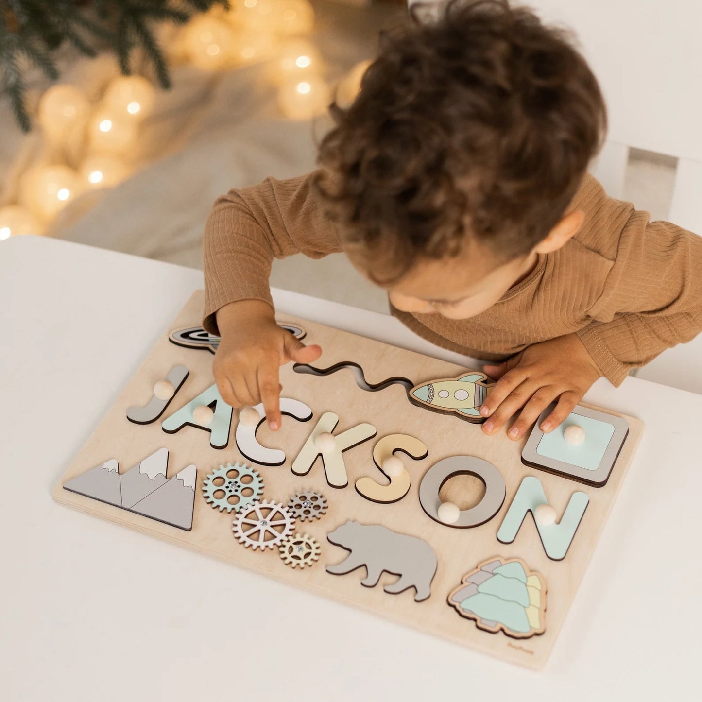 Personalized Puzzle Wooden Toy Custom Name Puzzle - Image 5