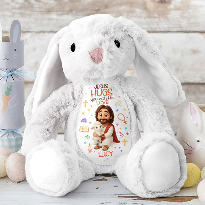 Personalized Stuffed Animal Soft Toy Plush Bunny Gift - Image 1