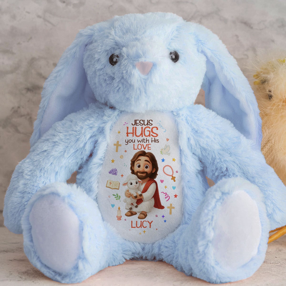 Personalized Stuffed Animal Soft Toy Plush Bunny Gift - Image 8