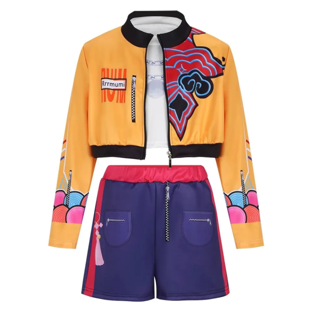 Halloween Costumes Girls Dance Outfit Stage Performance Set