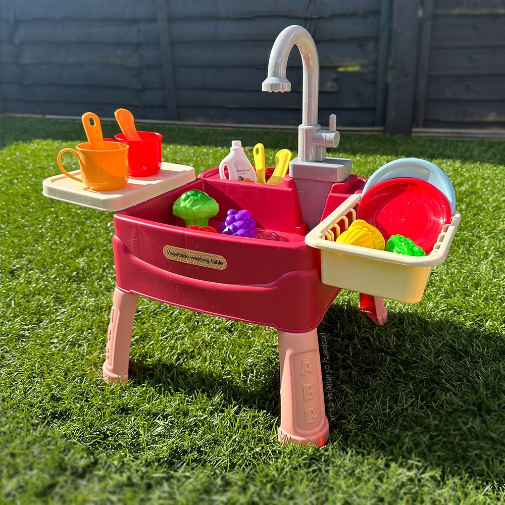 Play Kitchen Toy Kitchen Sink Interactive Water Fun - Image 1