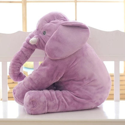 Plush Elephant Pillow Nursery Soft Comfort Cushion - Image 8