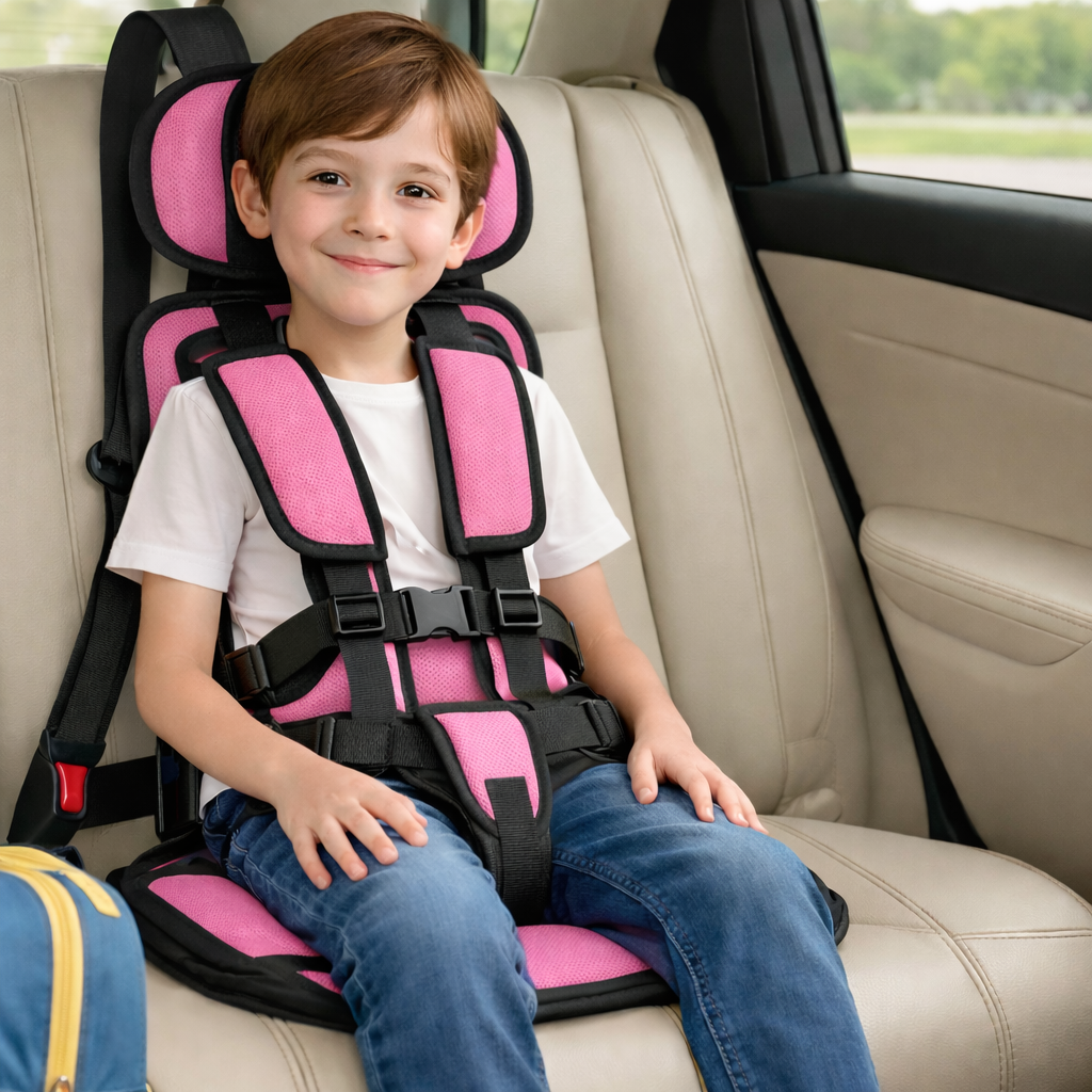 Portable Car Seat Booster Child Car Seat Kids Booster Seat Women's - Image 11