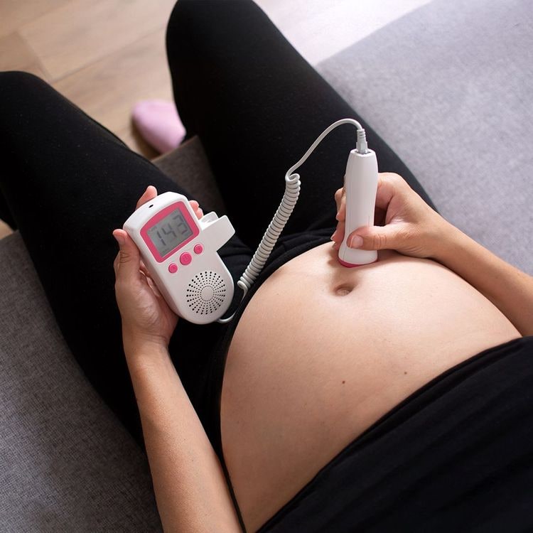 Baby Heart Monitor Portable Fetal Doppler Pregnancy Device