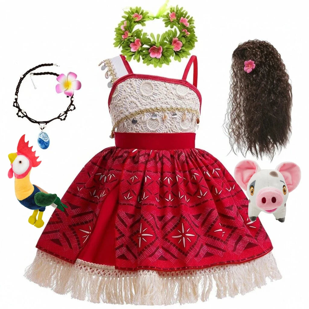 Princess Costume Halloween Costume Princess Halloween ocean Dress Girls - Image 1