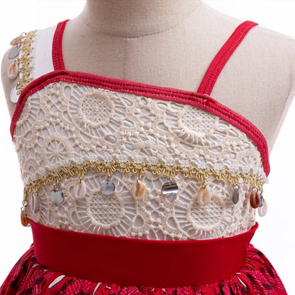 Princess Costume Halloween Costume Princess Halloween ocean Dress Girls - Image 5