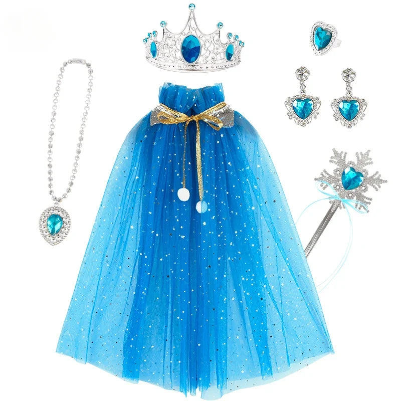 Princess Costume Princess Dress Up Cosplay Costume Halloween Costume Necklace - Image 3