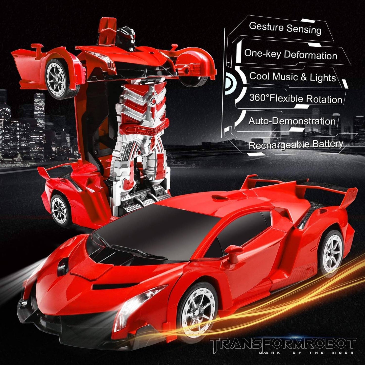 Rc Robot Car Remote Control Car Transformer Car Action Toy - Image 12