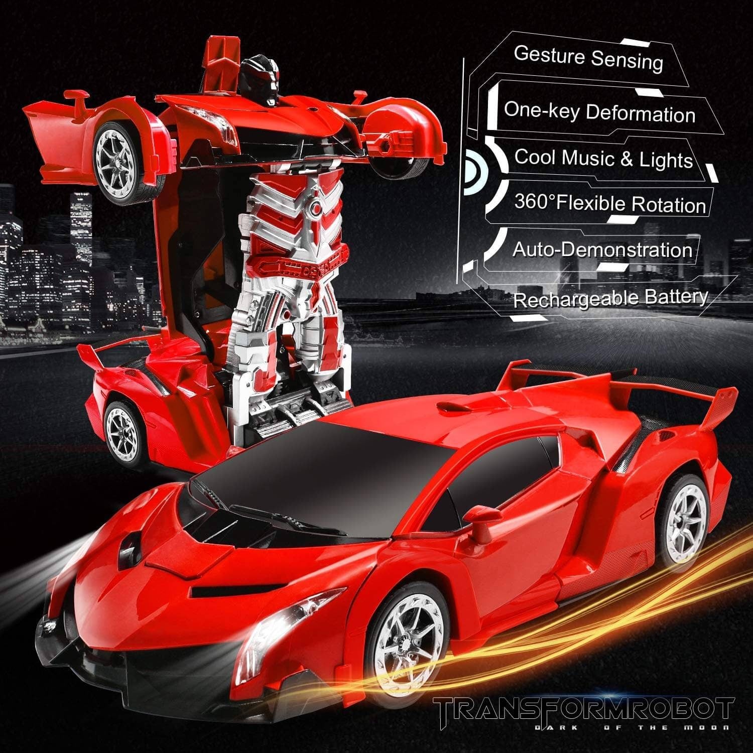 Rc Robot Car Remote Control Car Transformer Car Action Toy - Image 12
