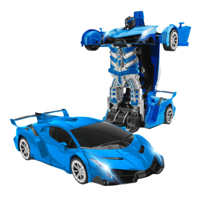 Remote Control Car Transforming Robot Gesture Toy