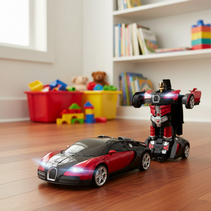 Remote Control Car Transforming Robot Gesture Toy