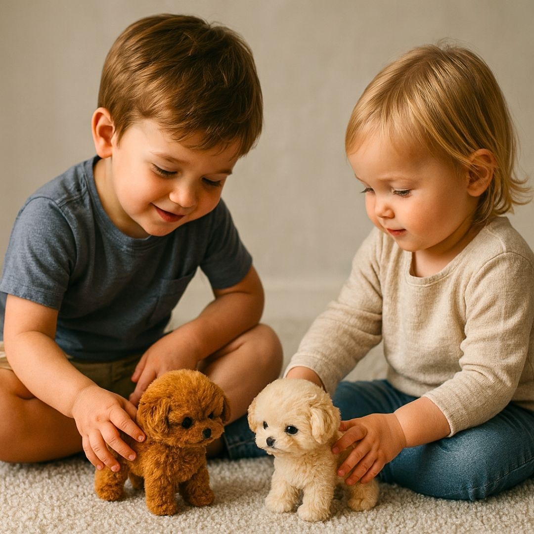 Realistic Interactive Toy Dog Barks Walks and Responds Touch - Image 3