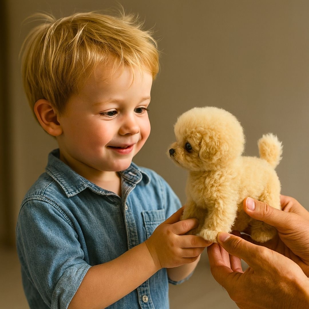 Realistic Interactive Toy Dog Barks Walks and Responds Touch - Image 6