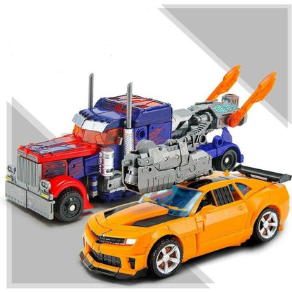 Remote Control Car Transforming Robot Action Figure Set - Image 4