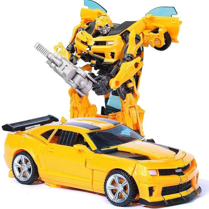 Remote Control Car Transforming Robot Action Figure Set - Image 5