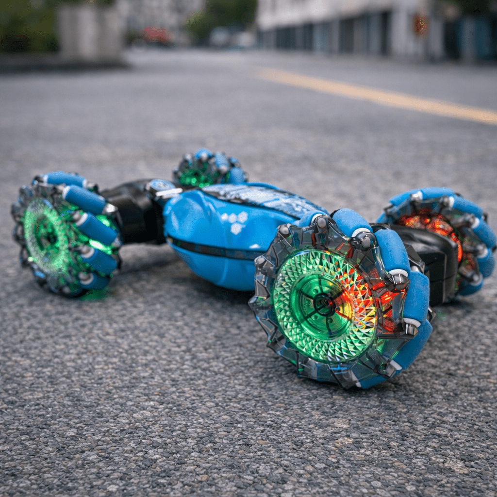 Remote Control Stunt Car LED Lights and Adults - Image 3