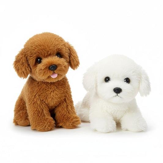Robot Dog Toy Interactive Plush Puppy Sounds and Movement - Image 1