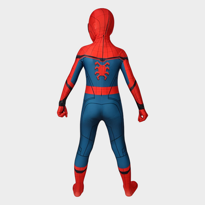 Kids Superhero Costume Stretch Cosplay Suit Mask Halloween