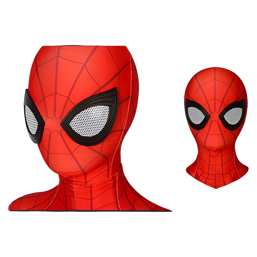 Kids Superhero Costume Stretch Cosplay Suit Mask Halloween