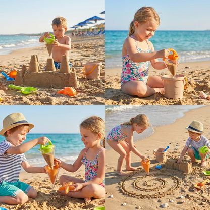 Sand Funnel Toy Outdoor Play Toy Kids Sand Toy Women's Kids Beach Fun - Image 4